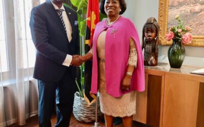 ENCONTRO DE CORTESIA ENTRE EMBAIXADORA DE ANGOLA E NOVO EMBAIXADOR DE MOÇAMBIQUE NA ALEMANHA